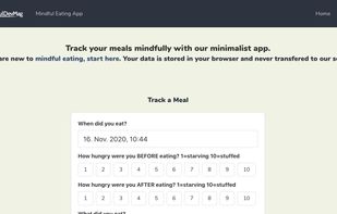 Mindful Eating App screenshot 1