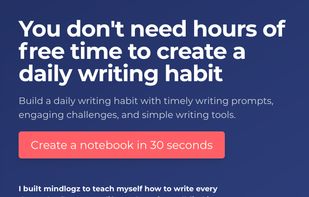 You can create a new notebook in as little as 30 seconds.