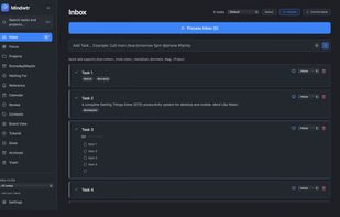 Mindwtr screenshot 1