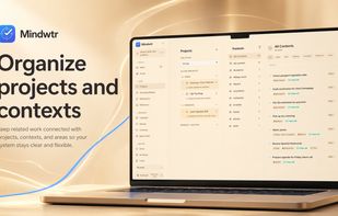 Mindwtr screenshot 1