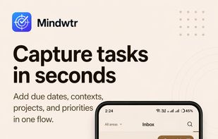 Mindwtr screenshot 1