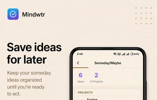 Mindwtr screenshot 3