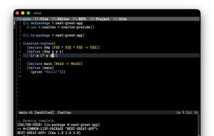 mine IDE screenshot 2