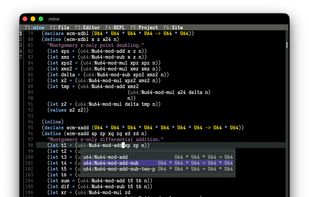 mine IDE screenshot 1