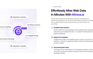 The Solution:
Effortlessly Mine Web Data
In Minutes With Minexa.ai