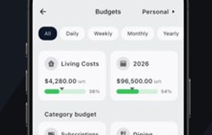 Create flexible budgets and track spending across different categories.
