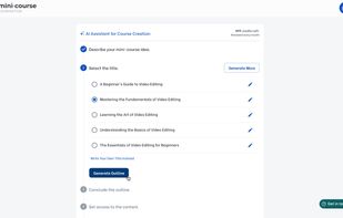 Based on the description, our AI-Assistant generate title suggestions.