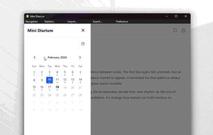 Mini Diarium screenshot 2