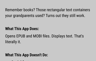 Mini Reader screenshot 1