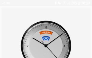 Minimal Clock Live Wallpaper screenshot 2