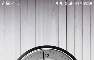 Minimal Clock Live Wallpaper screenshot 1