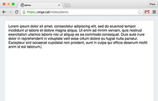 Minimalist Web Notepad screenshot 1