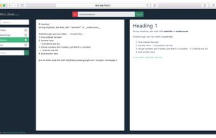 MiniNote screenshot 1