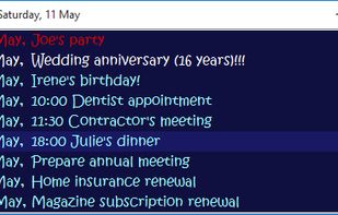 MiniReminder screenshot 1