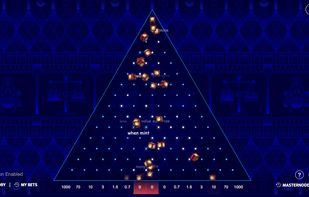 Bitcoin plinko game online. Four plinko boards and bonus Bitcoin feature.