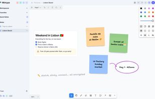 Feature packed whiteboards to get your ideas down