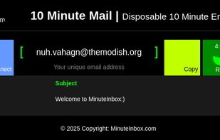 MinuteInbox screenshot 1