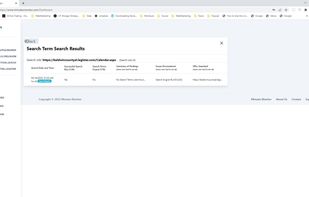 MinuteMonitor - Search results, showing search results for given set of search terms.  