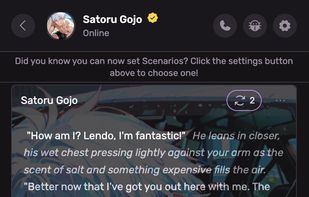 Conversation with Gojo Satoru