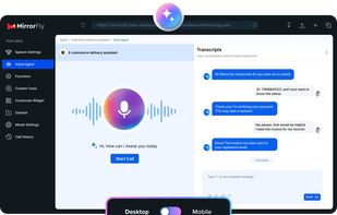 MirrorFly AI Voice Agent screenshot 1