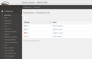 MiRTA PBX screenshot 1