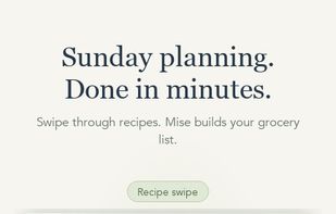 Mise Meal Planning screenshot 1