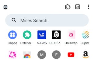 Mises Browser screenshot 1