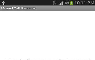 Missed Call Remover screenshot 2