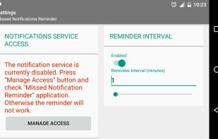 Missed Notifications Reminder screenshot 3