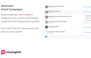 Missinglettr screenshot 1