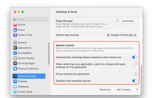 Mission Control screenshot 3