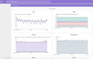 Monitor system, application and custom metrics in real-time.