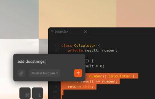 Mistral Code screenshot 3