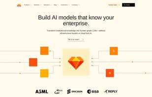 Mistral Forge screenshot 1