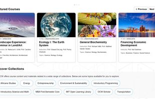 MIT OpenCourseWare screenshot 1