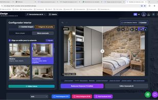 Generate bedroom interior design variations with AI