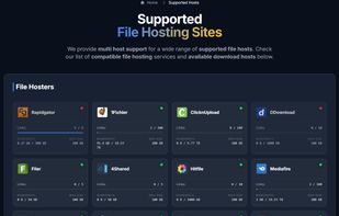 Supported File Hosting