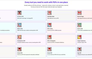 Dashboard view showing all available PDF tools on MixPDFConverter — including Merge, Split, Convert (PDF to Word, Excel, PowerPoint, Image), Add Watermark, Rotate, Protect, Compress, Sign, and more.

