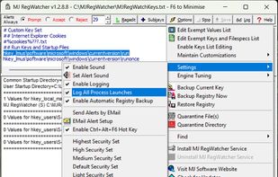 MJ Registry Watcher screenshot 1