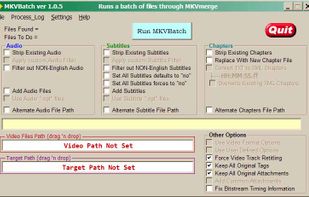 MKVBatch screenshot 1