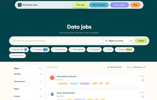 Jobs page