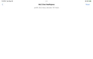 MLC LLM screenshot 2