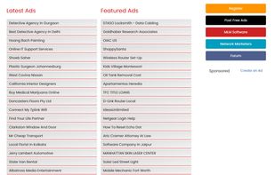 MLM Info Pages screenshot 1