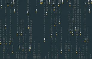 Basic charset in yellow and white