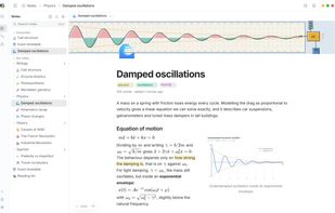 Block based notes editor