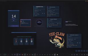 The control room dashboard, on an infinite canvas