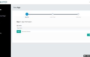 Create wordpress app in mobapper