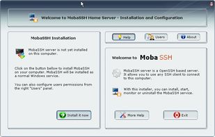 MobaSSH screenshot 1