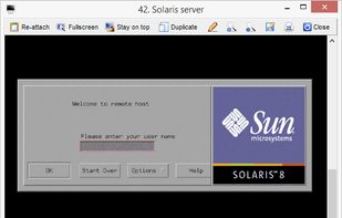 Remote Unix desktop (XDMCP)