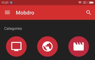 Mobdro screenshot 1